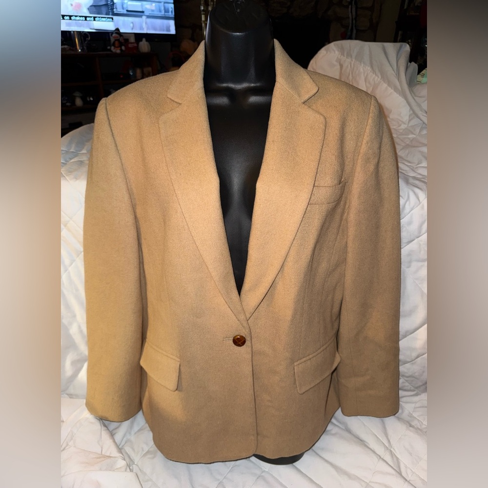 Orvis 100% Camel Hair Blazer